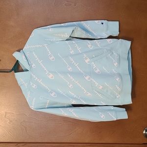 Girls Light teal champion sweatshirt